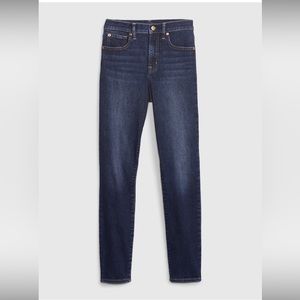 *New* GapHigh Rise True Skinny Jeans with Washwell (dark wash, 29 petite)